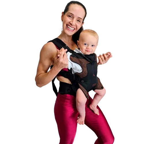 treinando com o bebe - fran